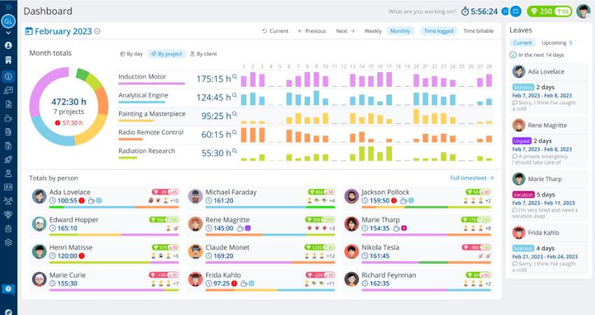 Trackabi Time Tracker App