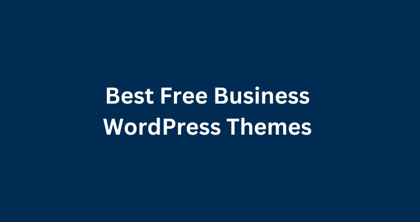 free business WordPress themes